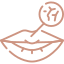 Upper lip-icon